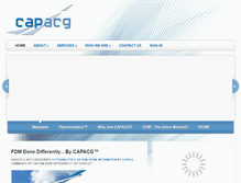 Tablet Screenshot of capacg.com